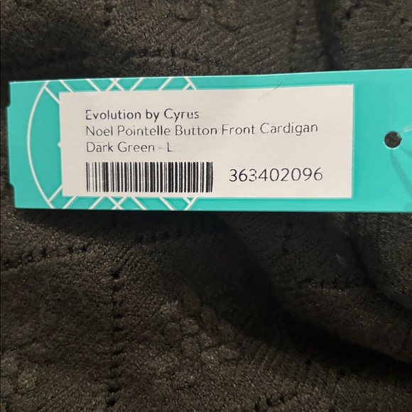 EVOLUTION BY CYRUS
Noel Pointelle Button Front Cardigan - Picture 5 of 5